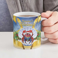 Niue Christmas Ceramic Mug Seashell Santa Beach Vibes - Polynesian Pride