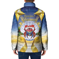 Niue Christmas Padded Jacket Seashell Santa Beach Vibes - Polynesian Pride