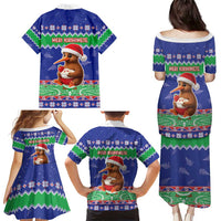 New Zealand Christmas Family Matching Puletasi and Hawaiian Shirt Have Yourself A Kiwi-tastic Christmas - Polynesian Pride