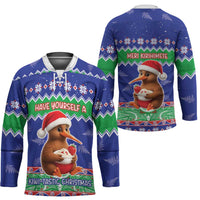 New Zealand Christmas Hockey Jersey Have Yourself A Kiwi-tastic Christmas - Polynesian Pride