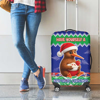 New Zealand Christmas Luggage Cover Have Yourself A Kiwi-tastic Christmas - Polynesian Pride