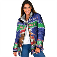 New Zealand Christmas Padded Jacket Have Yourself A Kiwi-tastic Christmas - Polynesian Pride