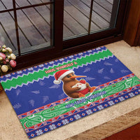 New Zealand Christmas Rubber Doormat Have Yourself A Kiwi-tastic Christmas - Polynesian Pride