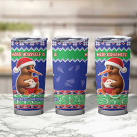 New Zealand Christmas Tumbler Cup Have Yourself A Kiwi-tastic Christmas - Polynesian Pride