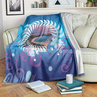 New Zealand Matapouri Beach Landscape Blanket