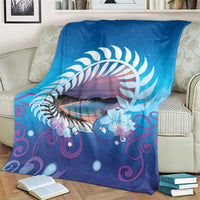 New Zealand Matapouri Beach Landscape Blanket