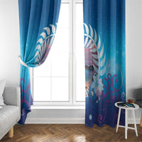 New Zealand Matapouri Beach Landscape Window Curtain LT05 - Polynesian Pride