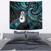 New Zealand Aotearoa Tapestry Maori Manaia Paua Shell Glitter Turquoise LT05 - Polynesian Pride