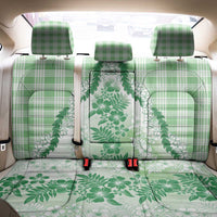 Aloha Hawaii Palaka Back Car Seat Cover Green Plumeria Lei - Polynesian Pride