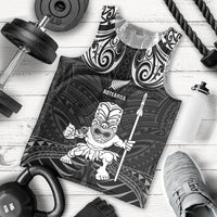 Custom New Zealand Maori Taiaha Men Tank Top Tiki Warrior Black LT05 - Polynesian Pride