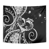New Zealand Valentine Tapestry Aroha Gray Piwakawaka