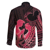 Alofa Samoa Valentine Red Family Matching Long Sleeve Bodycon Dress and Hawaiian Shirt Love Is The Greatest Thing