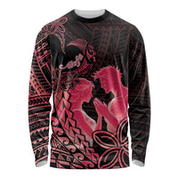 Alofa Samoa Valentine Red Long Sleeve Shirt Love Is The Greatest Thing LT05 Unisex Red - Polynesian Pride