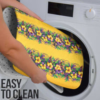 Aloha Hawaii Mardi Gras Bathroom Set Gold Style