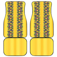 Aloha Hawaii Mardi Gras Car Mats Gold Style