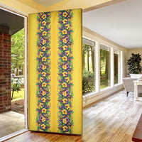 Aloha Hawaii Mardi Gras Door Cover Gold Style
