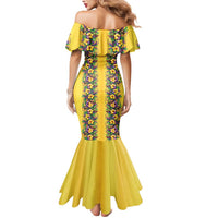 Aloha Hawaii Mardi Gras Mermaid Dress Gold Style LT05 - Polynesian Pride