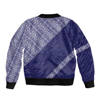 Tonga Queen Salote College Bomber Jacket 100 Years Anniversary Navy Color