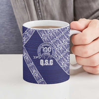 Tonga Queen Salote College Ceramic Mug 100 Years Anniversary Navy Color