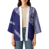 Tonga Queen Salote College Kimono 100 Years Anniversary Navy Color