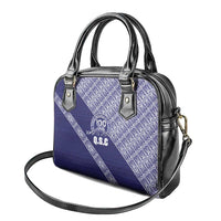 Tonga Queen Salote College Shoulder Handbag 100 Years Anniversary Navy Color