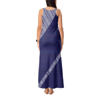 Tonga Queen Salote College Tank Maxi Dress 100 Years Anniversary Navy Color LT05 - Polynesian Pride