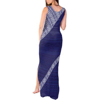 Tonga Queen Salote College Tank Maxi Dress 100 Years Anniversary Navy Color LT05 - Polynesian Pride