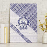 Tonga Queen Salote College Canvas Wall Art 100 Years Anniversary White Color