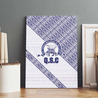 Tonga Queen Salote College Canvas Wall Art 100 Years Anniversary White Color