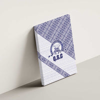 Tonga Queen Salote College Canvas Wall Art 100 Years Anniversary White Color