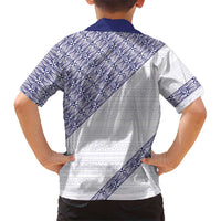 Tonga Queen Salote College Family Matching Long Sleeve Bodycon Dress and Hawaiian Shirt 100 Years Anniversary White Color