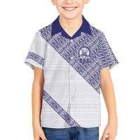 Tonga Queen Salote College Family Matching Long Sleeve Bodycon Dress and Hawaiian Shirt 100 Years Anniversary White Color