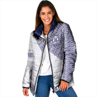 Tonga Queen Salote College Padded Jacket 100 Years Anniversary White Color LT05 Women White - Polynesian Pride