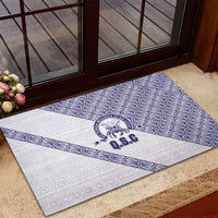 Tonga Queen Salote College Rubber Doormat 100 Years Anniversary White Color