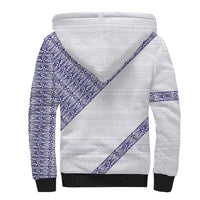 Tonga Queen Salote College Sherpa Hoodie 100 Years Anniversary White Color LT05 - Polynesian Pride