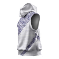 Tonga Queen Salote College Sleeveless Hoodie 100 Years Anniversary White Color LT05 - Polynesian Pride