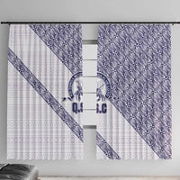 Tonga Queen Salote College Window Curtain 100 Years Anniversary White Color