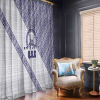 Tonga Queen Salote College Window Curtain 100 Years Anniversary White Color