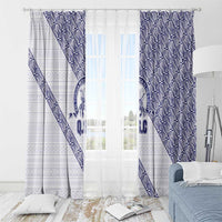 Tonga Queen Salote College Window Curtain 100 Years Anniversary White Color
