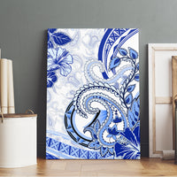 Polynesia Paisley Canvas Wall Art Mix Navy Polynesian Pattern