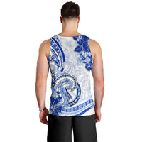 Polynesia Paisley Men Tank Top Mix Navy Polynesian Pattern LT05 - Polynesian Pride