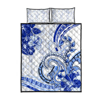 Polynesia Paisley Quilt Bed Set Mix Navy Polynesian Pattern