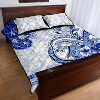 Polynesia Paisley Quilt Bed Set Mix Navy Polynesian Pattern