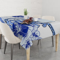 Polynesia Paisley Tablecloth Mix Navy Polynesian Pattern