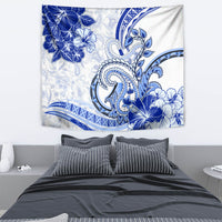 Polynesia Paisley Tapestry Mix Navy Polynesian Pattern