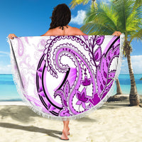Polynesia Paisley Beach Blanket Mix Pink Polynesian Pattern