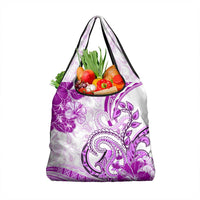 Polynesia Paisley Grocery Bag Mix Pink Polynesian Pattern