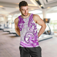 Polynesia Paisley Men Tank Top Mix Pink Polynesian Pattern LT05 Pink - Polynesian Pride