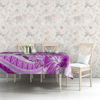 Polynesia Paisley Tablecloth Mix Pink Polynesian Pattern