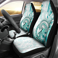 Polynesia Paisley Car Seat Cover Mix Teal Polynesian Pattern